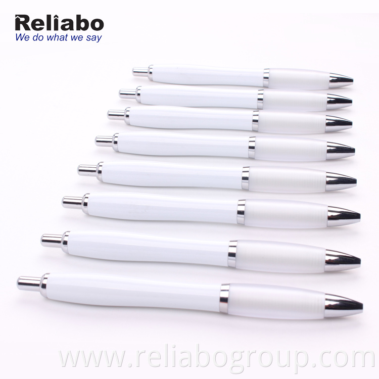 Reliabo Colorful Click Retractable Plastic Advertising Ball Pen With Logo For Promotional
